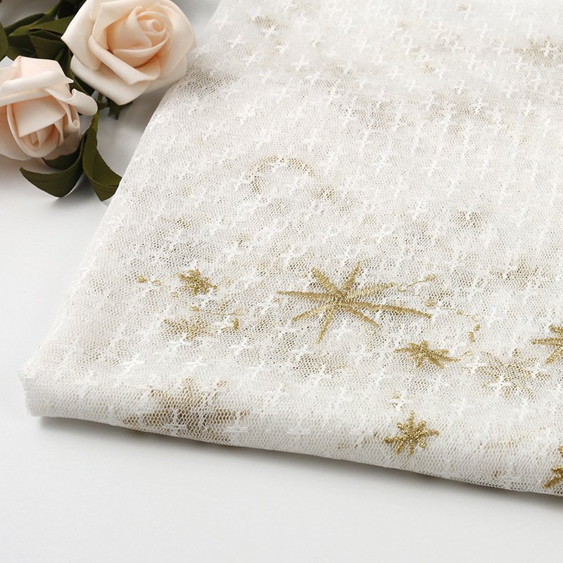 Lace Fabric Dress Bridal Polyester for Women's Wear Wholesale Supplier 6